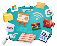 Цифровая база для школьника - КИБЕРшкола программирования для детей, компьютерные курсы для школьников, начинающих и подростков - KIBERone г. Сколково