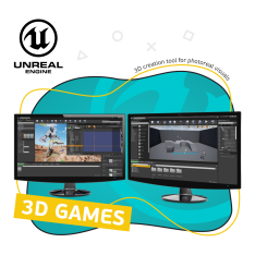 Unreal Engine 4. Игровой движок - КИБЕРшкола программирования для детей, компьютерные курсы для школьников, начинающих и подростков - KIBERone г. Сколково