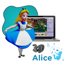Alice 3d - КИБЕРшкола программирования для детей, компьютерные курсы для школьников, начинающих и подростков - KIBERone г. Сколково