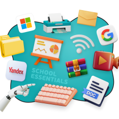 Цифровая база для школьника - КИБЕРшкола программирования для детей, компьютерные курсы для школьников, начинающих и подростков - KIBERone г. Сколково