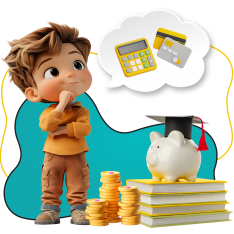 Финансовый интеллект вместе KIBERone - КИБЕРшкола программирования для детей, компьютерные курсы для школьников, начинающих и подростков - KIBERone г. Сколково