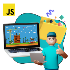 Программирование на JavaScript. Учимся создавать игры! - КИБЕРшкола программирования для детей, компьютерные курсы для школьников, начинающих и подростков - KIBERone г. Сколково