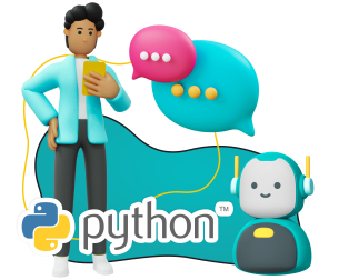 Умный чат-бот на Python - Школа программирования для детей, компьютерные курсы для школьников, начинающих и подростков - KIBERone г. Сколково