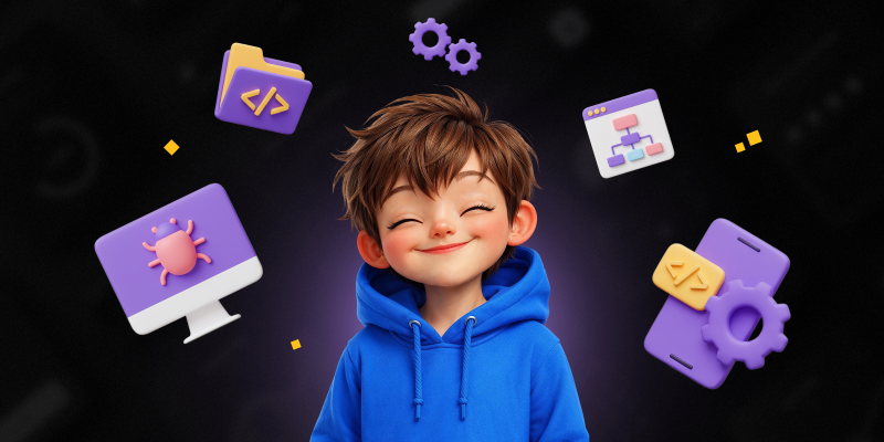 Идеальный сайт с нуля: код, дизайн и AI-помощник - КИБЕРшкола программирования для детей, компьютерные курсы для школьников, начинающих и подростков - KIBERone г. Сколково